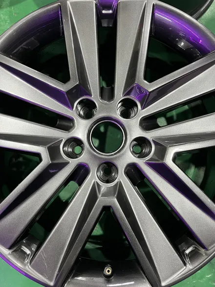 대구 휠복원 대구 휠도색 대구 자동차 휠수리 잘하는 곳 휠플레이 타이어 전문[렉스턴 스포츠 순정 20인치 고스트크롬 휠도색 작업입니다.] / 대구 서구 평리동