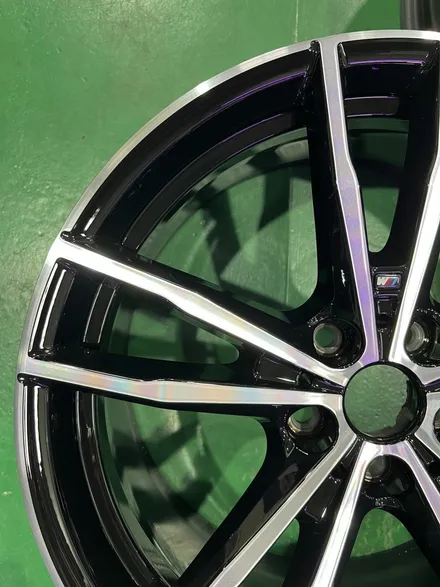 대구 휠복원 대구 휠도색 대구 자동차 휠수리 잘하는 곳 휠플레이 타이어 전문[BMW 3 순정 19인치 다이아몬드커팅 휠복원 작업입니다.] / 대구 서구 평리동