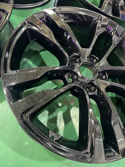 대구 휠복원 대구 휠도색 대구 자동차 휠수리 잘하는 곳 휠플레이 타이어 전문[현대 맥스크루즈 순정 19인치 블랙펄유광 휠도색 작업입니다.] / 대구 서구 평리동