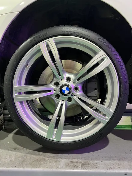 대구 휠복원 대구 휠도색 대구 자동차 휠수리 잘하는 곳 휠플레이[BMW 640 순정 20인치 실버 휠도색 작업입니다.] / 대구 서구 평리동