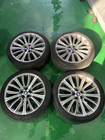 대구 휠복원 대구 휠도색 대구 자동차 휠수리 잘하는 곳 휠플레이 타이어 전문[BMW 7시리즈 순정 20인치 다이아몬드커팅 휠복원 작업입니다.] / 대구 서구 평리동
