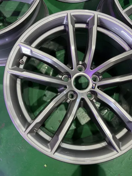 대구 휠복원 대구 휠도색 대구 자동차 휠수리 잘하는 곳 휠플레이 타이어 전문[BMW 5시리즈 순정 18인치 휠복원 작업입니다.] / 대구 서구 평리동