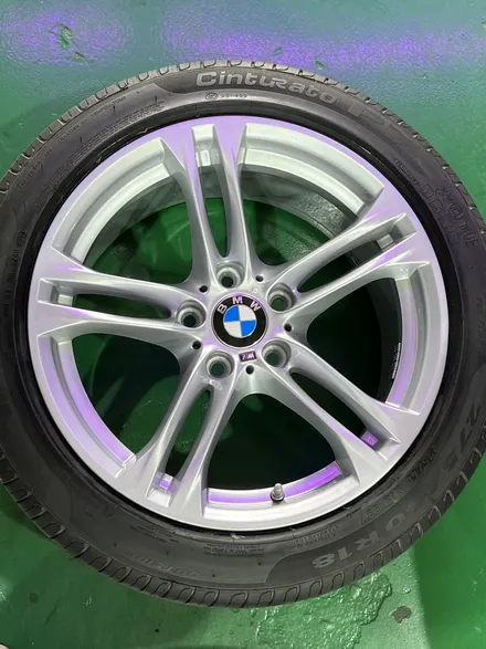 대구 휠복원 대구 휠도색 대구 휠수리 타이어 전문 휠플레이[BMW 5시리즈 순정 18인치 휠복원 작업입니다.] / 대구 서구 평리동