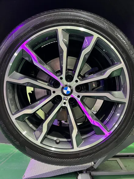 대구 휠복원 대구 휠도색 대구 휠수리 타이어 전문 휠플레이[BMW X3 순정 20인치 다이아몬드컷팅 휠복원 작업입니다.] / 대구 서구 평리동