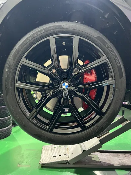 대구 휠복원 대구 휠도색 대구 자동차 휠수리 잘하는 곳 휠플레이 타이어 전문[BMW 4시리즈 G22 19인치 블랙유광 휠도색 작업입니다.] / 대구 서구 평리동
