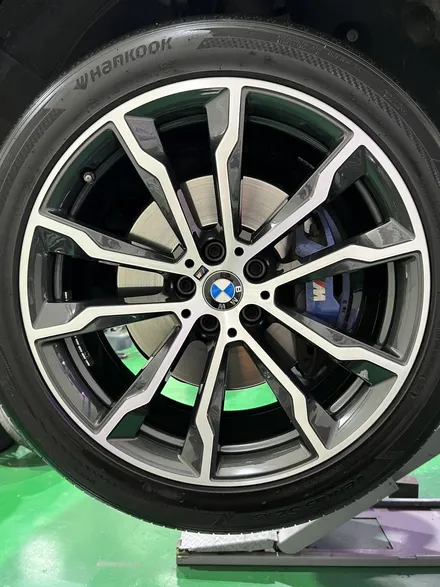 대구 휠복원 대구 휠도색 대구 휠수리 타이어 전문 휠플레이[BMW X3 순정 20인치 다이아몬드컷팅 휠복원 작업입니다.] / 대구 서구 평리동