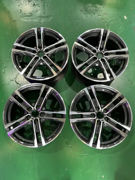 대구 휠복원 대구 휠도색 대구 휠수리 잘하는 곳 타이어 전문 휠플레이[BMW 1시리즈 순정 18인치 다이아몬드커팅 휠복원 작업입니다.] / 대구 서구 평리동