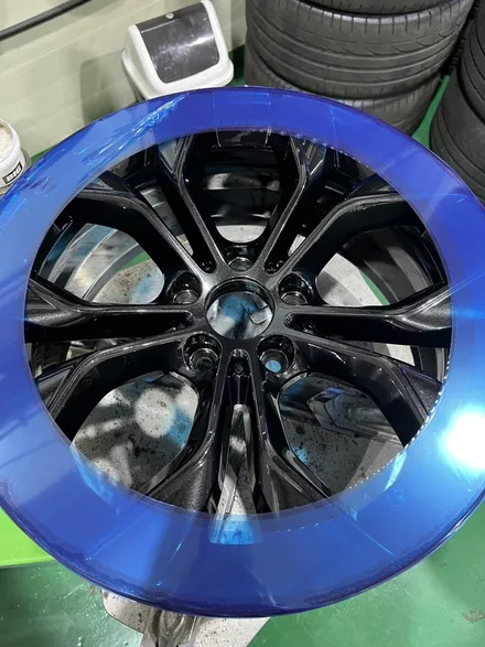 대구 휠복원 대구 휠도색 대구 휠수리 타이어 전문 휠플레이[BMW X4 순정 19인치 블랙펄유광 휠도색 작업 입니다.] / 대구 서구 평리동