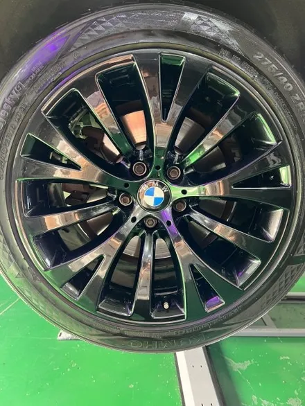 대구 휠복원 대구 휠수리 대구 휠도색 타이어 전문샵 휠플레이 [BMW GT 순정19인치 고스트크롬 휠도색 작업입니다.] / 대구 서구 평리동