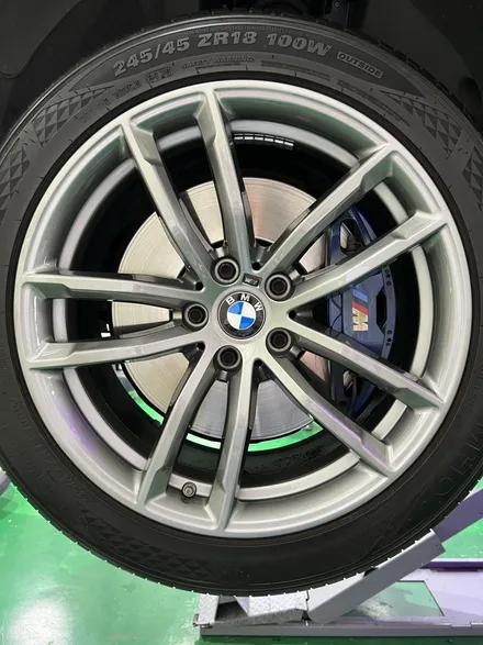 대구 휠복원 대구 휠도색 대구 휠수리 타이어 전문 휠플레이[BMW 5시리즈 순정 18인치 휠복원 작업입니다.] / 대구 서구 평리동