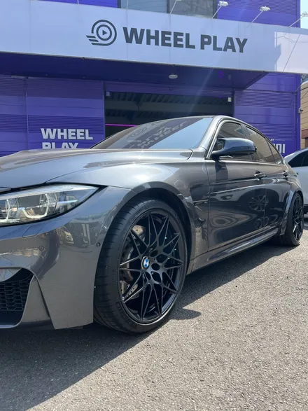 대구 휠복원 대구 휠도색 대구 휠수리 타이어 전문 휠플레이[BMW M3 순정 20인치 반무광 고스트크롬 휠도색 작업입니다.] / 대구 서구 평리동