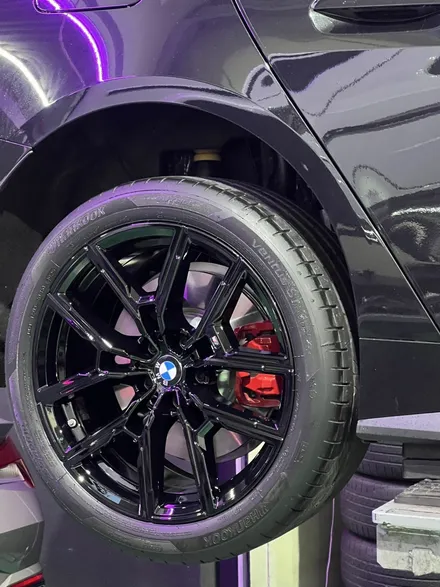 대구 휠복원 대구 휠도색 대구 자동차 휠수리 잘하는 곳 휠플레이 타이어 전문[BMW 4시리즈 G22 19인치 블랙유광 휠도색 작업입니다.] / 대구 서구 평리동