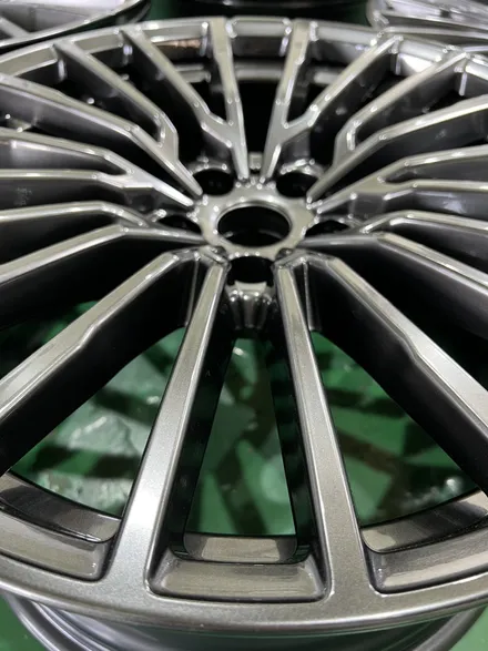 대구 휠복원 대구 휠도색 대구 휠수리 타이어 전문 휠플레이[BMW 7시리즈 순정20인치 고스트크롬 휠도색 작업입니다.] / 대구 서구 평리동