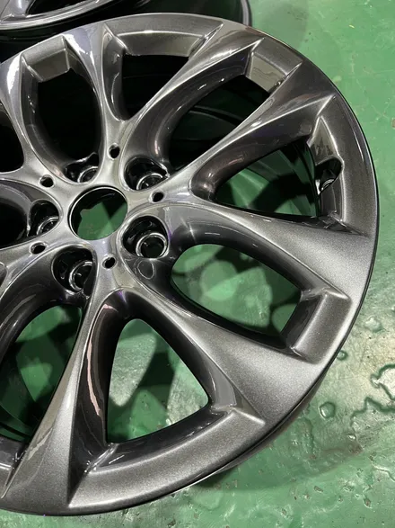 대구 휠복원 대구 휠도색 대구 자동차 휠수리 잘하는 곳 휠플레이 타이어 전문[BMW 2시리즈 순정 18인치 고스트크롬 휠도색 작업입니다.] / 대구 서구 평리동