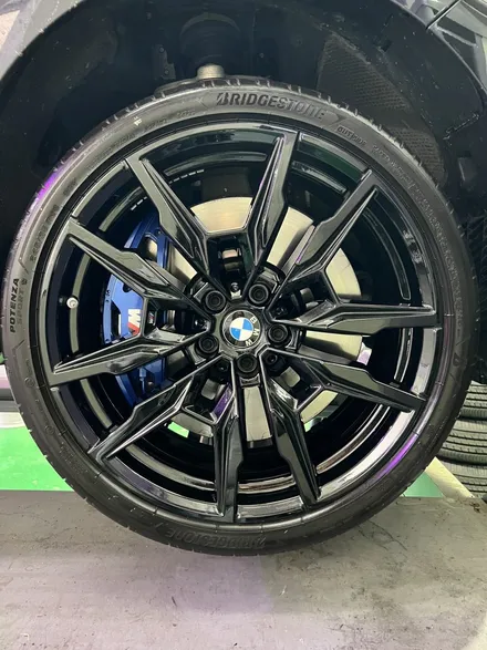 대구 휠복원 대구 휠도색 대구 자동차 휠수리 잘하는 곳 휠플레이 타이어 전문[BMW 850 순정 20인치 블랙펄유광 휠도색 작업입니다.] / 대구 서구 평리동