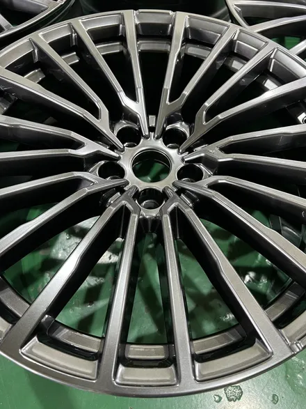 대구 휠복원 대구 휠도색 대구 휠수리 타이어 전문 휠플레이[BMW 7시리즈 순정20인치 고스트크롬 휠도색 작업입니다.] / 대구 서구 평리동