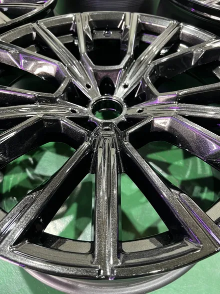 대구 휠복원 대구 휠도색 대구 휠수리 타이어 전문 휠플레이[BMW 7시리즈 순정 20인치 블랙펄유광 휠도색 작업입니다.] / 대구 서구 평리동