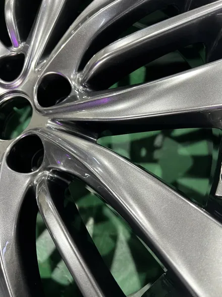 대구 휠복원 대구 휠도색 대구 자동차 휠수리 잘하는 곳 휠플레이 타이어 전문[제네시스 G80 DH 순정 19인치 고스트크롬 휠도색 작업입니다.] / 대구 서구 평리동