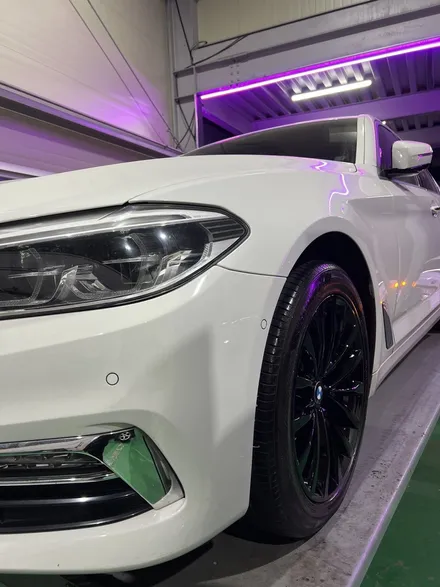 대구 휠복원 대구 휠도색 대구 자동차 휠수리 잘하는 곳 휠플레이 타이어 전문[BMW 5시리즈 순정 18인치 블랙유광 휠도색 작업입니다.] / 대구 서구 평리동