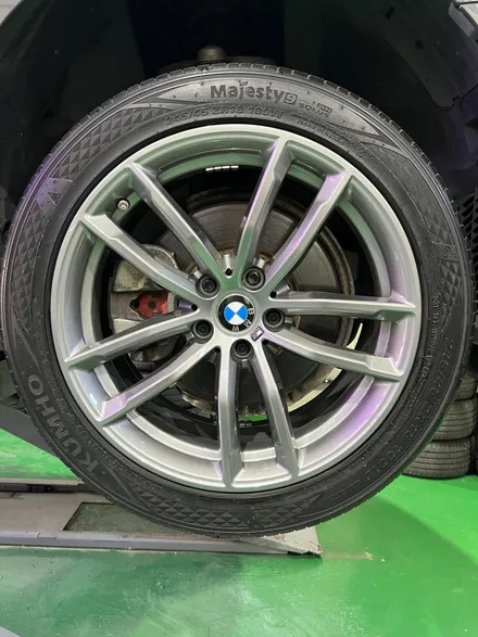 대구 휠복원 대구 휠도색 대구 자동차 휠수리 잘하는 곳 휠플레이 타이어 전문[BMW 5시리즈 순정 18인치 휠복원 작업입니다.] / 대구 서구 평리동