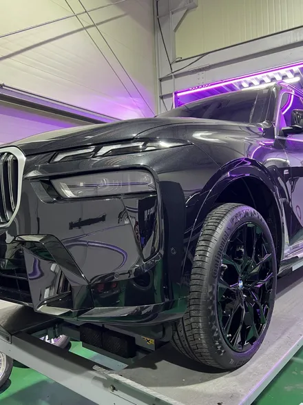 대구 휠복원 대구 휠도색 대구 자동차 휠수리 잘하는 곳 휠플레이[BMW X7 순정 22인치 블랙유광 휠도색 작업입니다.] / 대구 서구 평리동