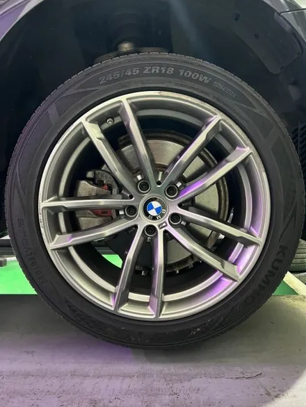 대구 휠복원 대구 휠도색 대구 자동차 휠수리 잘하는 곳 휠플레이 타이어 전문[BMW 5시리즈 순정 18인치 휠복원 작업입니다.] / 대구 서구 평리동
