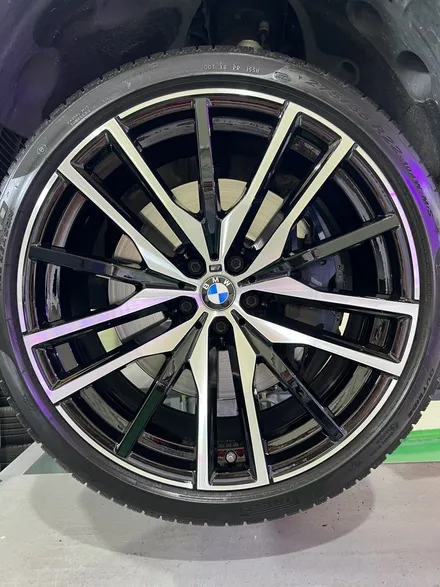 대구 휠복원 대구 휠도색 대구 휠수리 타이어 전문 휠플레이[BMW X5 순정 22인치 다이아몬드커팅 휠복원 작업입니다.] / 대구 서구 평리동