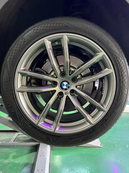 대구 휠복원 대구 휠도색 대구 자동차 휠수리 잘하는 곳 휠플레이 타이어 전문[BMW 5시리즈 순정 18인치 휠복원 작업입니다.] / 대구 서구 평리동