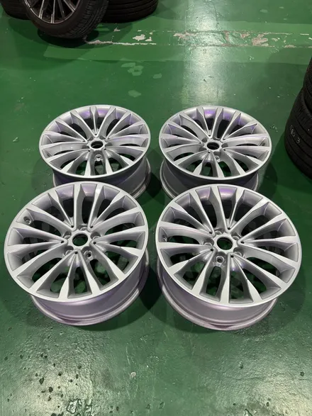 대구 휠복원 대구 휠도색 대구 자동차 휠수리 잘하는 곳 휠플레이 타이어 전문[BMW 5시리즈 순정 18인치 순정 휠복원 작업입니다.] / 대구 서구 평리동