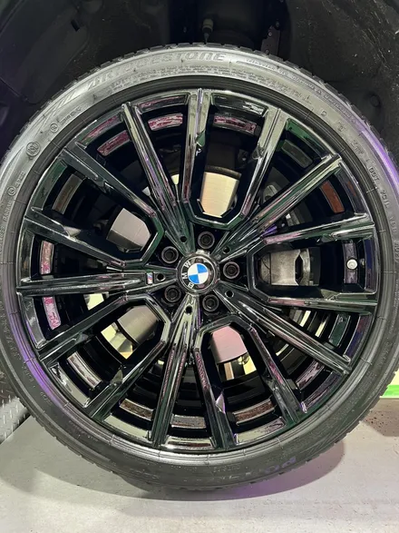 대구 휠복원 대구 휠도색 대구 휠수리 타이어 전문 휠플레이[BMW 7시리즈 순정 20인치 블랙펄유광 휠도색 작업입니다.] / 대구 서구 평리동