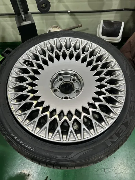 대구 휠복원 대구 휠도색 대구 휠수리 잘하는 곳 휠플레이 타이어 전문 [제네시스 G90 순정 19인치 휠복원 작업입니다.] / 대구 서구 평리동