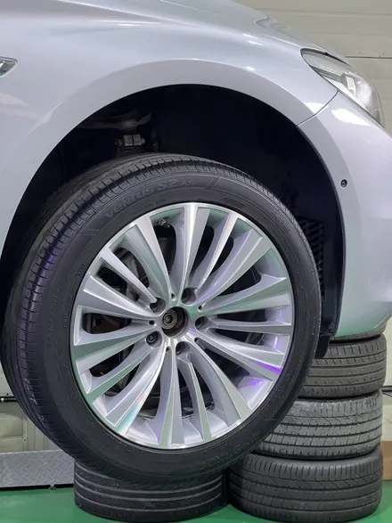 대구 휠복원 대구 휠도색 대구 자동차 휠수리 잘하는 곳 휠플레이 타이어 전문[BMW GT 순정 19인치 다이아몬드커팅 휠복원 작업입니다.] / 대구 서구 평리동