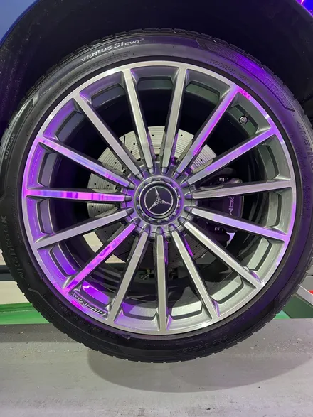 대구 휠복원 대구 휠도색 대구 휠수리 피렐리타이어 전문 휠플레이[벤츠 amg gt43 순정 20인치 다이아몬드컷팅 휠복원 작업입니다.] / 대구 서구 평리동