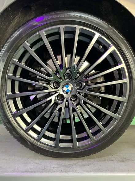 대구 휠복원 대구 휠도색 대구 휠수리 타이어 전문 휠플레이[BMW 7시리즈 순정20인치 고스트크롬 휠도색 작업입니다.] / 대구 서구 평리동