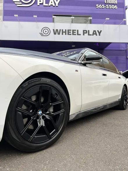 대구 휠복원 대구 휠도색 대구 휠수리 타이어 전문 휠플레이[BMW 7시리즈 순정 20인치 블랙유광 휠도색 작업입니다.] / 대구 서구 평리동