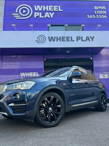대구 휠복원 대구 휠도색 대구 휠수리 타이어 전문 휠플레이[BMW X4 순정 19인치 블랙펄유광 휠도색 작업 입니다.] / 대구 서구 평리동