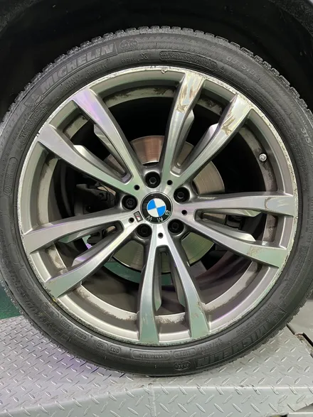 대구 휠복원 대구 휠도색 대구 휠수리 타이어 전문 휠플레이[BMW X5 순정 20인치 다이아몬드컷팅 휠복원 작업입니다.] / 대구 서구 평리동