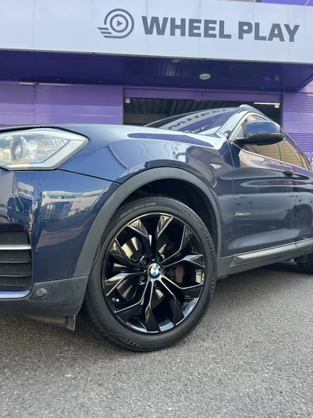 대구 휠복원 대구 휠도색 대구 휠수리 타이어 전문 휠플레이[BMW X4 순정 19인치 블랙펄유광 휠도색 작업 입니다.] / 대구 서구 평리동