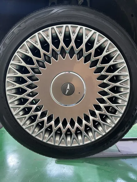 대구 휠복원 대구 휠도색 대구 휠수리 잘하는 곳 휠플레이 타이어 전문 [제네시스 G90 순정 19인치 휠복원 작업입니다.] / 대구 서구 평리동