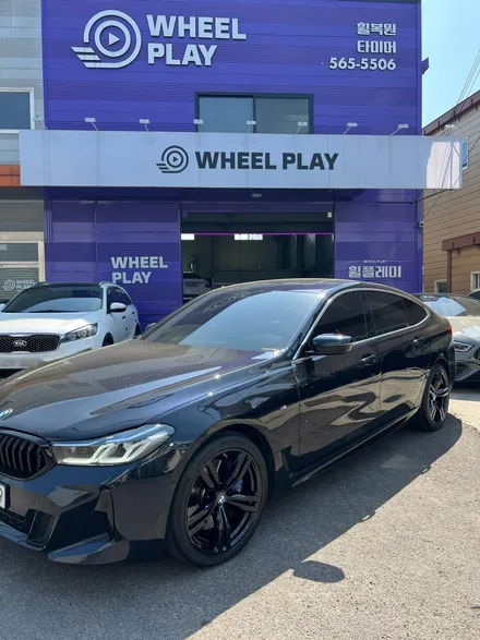 대구 휠복원 대구 휠도색 대구 자동차 휠수리 잘하는 곳 휠플레이 타이어 전문[BMW 6 GT 순정 20인치 블랙펄유광 휠도색 작업입니다.] / 대구 서구 평리동