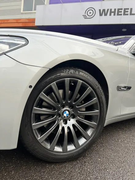 대구 휠복원 대구 휠도색 대구 자동차 휠수리 잘하는 곳 휠플레이 타이어 전문[BMW 7시리즈 순정 19인치 고스트크롬 휠도색 작업입니다.] / 대구 서구 평리동