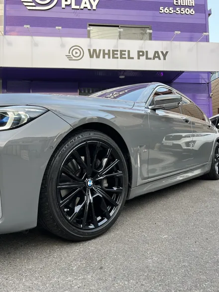 대구 휠복원 대구 휠도색 대구 휠수리 타이어 전문 휠플레이[BMW 7시리즈 순정 20인치 블랙펄유광 휠도색 작업입니다.] / 대구 서구 평리동