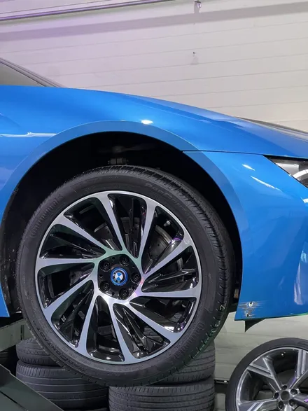 대구 휠복원 대구 휠도색 대구 자동차 휠도색 잘하는 곳 휠플레이 타이어 전문[BMW I8 순정 20인치 휠복원 작업입니다.] 대구 휠복원 성지 / 대구 서구 평리동