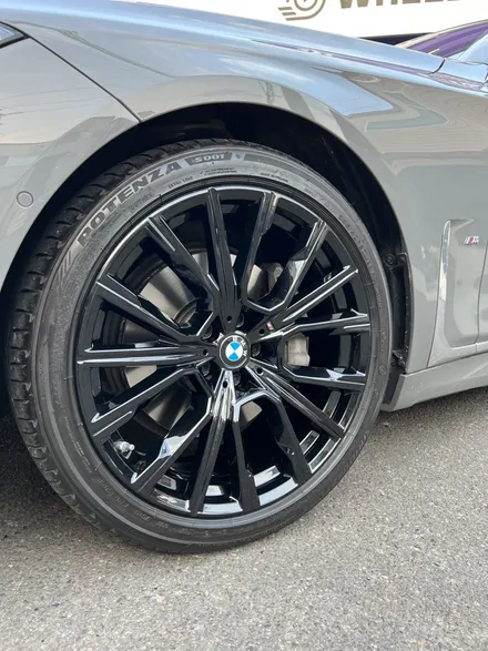 대구 휠복원 대구 휠도색 대구 휠수리 타이어 전문 휠플레이[BMW 7시리즈 순정 20인치 블랙펄유광 휠도색 작업입니다.] / 대구 서구 평리동