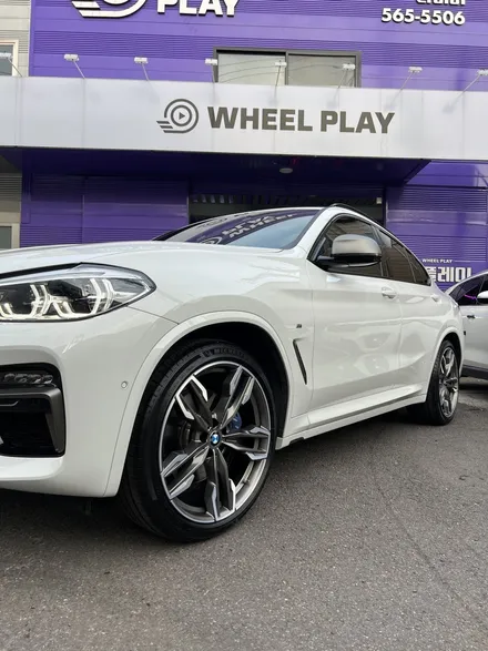 대구 휠복원 대구 휠도색 대구 휠수리 잘하는 곳 타이어 전문 휠플레이[BMW X4 순정 21인치 다이아몬드커팅 휠복원 작업입니다.] / 대구 서구 평리동