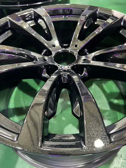 대구 휠복원 대구 휠도색 대구 자동차 휠수리 잘하는 곳 휠플레이 타이어 전문[BMW X5 순정 20인치 블랙펄유광 휠도색 작업입니다.] / 대구 서구 평리동