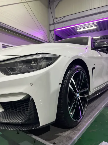 대구 휠복원 대구 휠도색 대구 자동차 휠수리 잘하는 곳 휠플레이 타이어 전문[BMW 440 순정 19인치 블랙커팅 커스텀 작업 입니다.] 대구 휠복원 성지 / 대구 서구 평리동