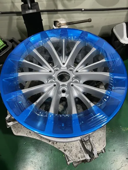 대구 휠복원 대구 휠도색 대구 자동차 휠수리 잘하는 곳 휠플레이 타이어 전문[BMW 5시리즈 순정 18인치 순정 휠복원 작업입니다.] / 대구 서구 평리동