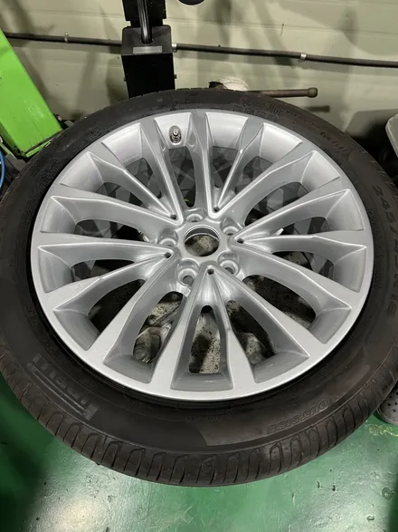 대구 휠복원 대구 휠도색 대구 자동차 휠수리 잘하는 곳 휠플레이 타이어 전문[BMW 5시리즈 순정 18인치 순정 휠복원 작업입니다.] / 대구 서구 평리동