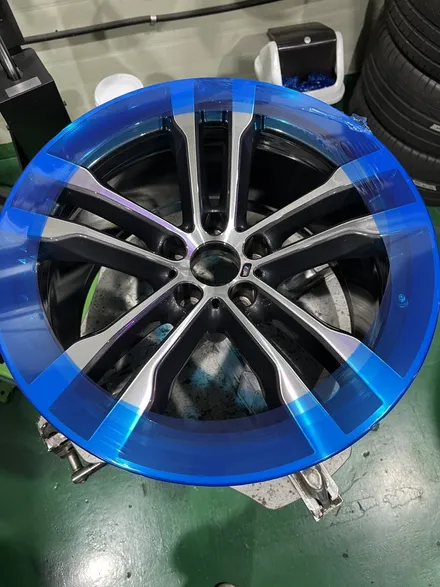 대구 휠복원 대구 휠도색 대구 휠수리 타이어 전문 휠플레이[BMW X6 순정 20인치 다이아몬드커팅 휠복원 작업입니다.] / 대구 서구 평리동